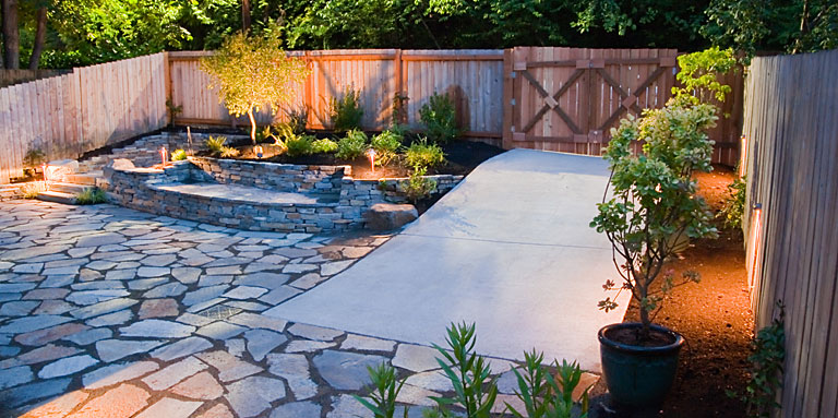 Jefferson Landscaping Stone Work And Lighting